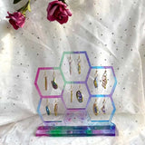 Honeycomb Earring Rack for Refrigerator Oven Microwave - Christmas Birthday Gift