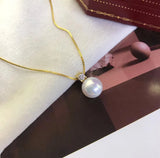 S925 Sterling Silver Pendant Base Settings for Pearl Crystal Jade Agate
