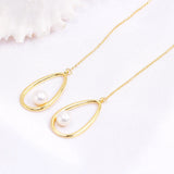 DIY Hot Earrings Mountings for 5-6mm Pearls Stones Beads