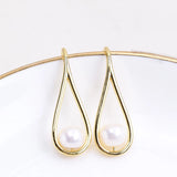 Earrings Mountings for 7-8mm Pearls Stones Beads