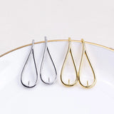 Earrings Mountings for 7-8mm Pearls Stones Beads