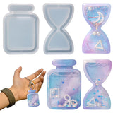 DIY Hourglass Drifting Bottle Silicone Mold Key Chain Pendant