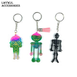 DIY Human Skull Frame Keychain Resin Mold Halloween Pendant Casting Mold