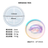 DIY Incense Plate Epoxy Resin Mold Aromatherapy Ashtray Silicone Mold