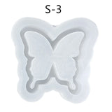 Butterfly Shape Quicksand Silicone Epoxy Mold for Keychain Pendant