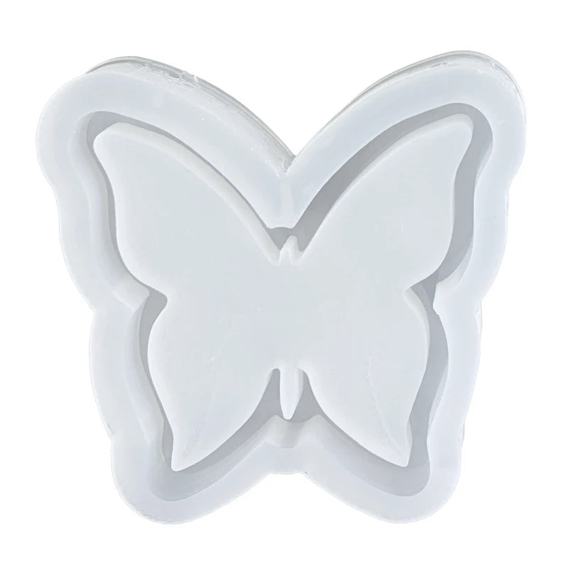 Butterfly Shape Quicksand Silicone Epoxy Mold for Keychain Pendant