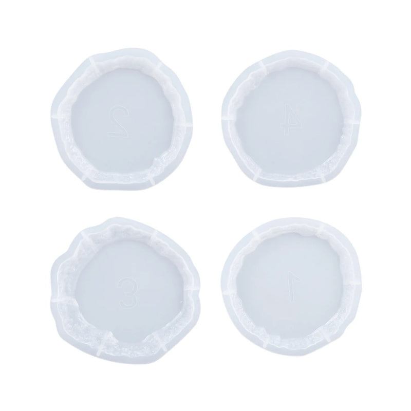 Irregular Coaster Mold Epoxy Resin DIY Jewelry Tool