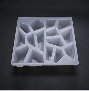 Irregular Stone Mold Crystal Epoxy Decoration Table Silicone Mold