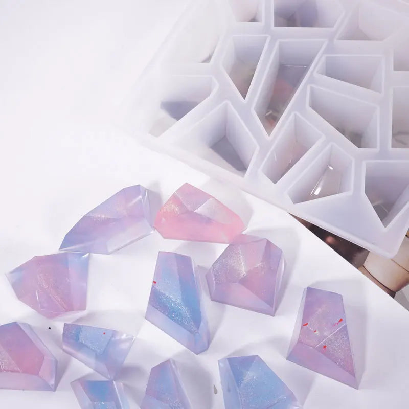 Irregular Stone Mold Crystal Epoxy Decoration Table Silicone Mold