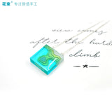 Island Beach Keychain Pendant Epoxy Resin Mold Silicone Jewelry Making Kit