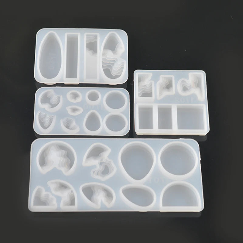 Island Beach Keychain Pendant Epoxy Resin Mold Silicone Jewelry Making Kit
