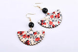 Japanese Sakura Fan Earrings - Sweet Temperament Female Earrings