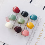 100pcs 15*12mm Acrylic Geometric Earrings Charm Multicolor