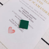 Square Acrylic Sheet Hairpin Earrings Resin Cabochons 16*4mm