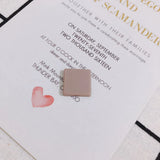Square Acrylic Sheet Hairpin Earrings Resin Cabochons 16*4mm