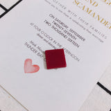 Square Acrylic Sheet Hairpin Earrings Resin Cabochons 16*4mm