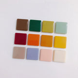 Square Acrylic Sheet Hairpin Earrings Resin Cabochons 16*4mm