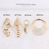 DIY 18k Gold Irregular Earring Pendant Material