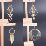 DIY 18k Gold Irregular Earring Pendant Material