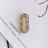 Acrylic Translucent Hollow Oval Jewelry Accessories