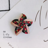 Acrylic Leaf Flower Embossed Pendant Material 20pcs