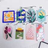 Acrylic Resin Floral Art Necklace Pendants 30pcs