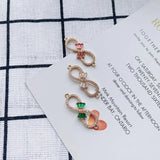 DIY Figure 8 Double Pendant Diamond Jewelry Set