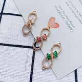 DIY Figure 8 Double Pendant Diamond Jewelry Set