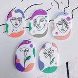 Plant Acrylic Pendant Jewelry Accessories