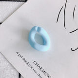 Frosted Oval Opening Phone Case Jewelry Accessories