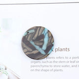 DIY Acetate Disc Earrings Material Pendant PURPLEGRAPE 10pcs
