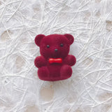 Japanese Flocking Bear Pendant Earrings Accessories