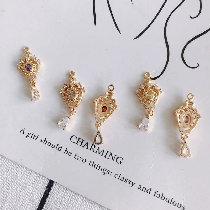 Crown Hollow Pendant Necklace Bracelet Set
