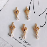 Crown Hollow Pendant Necklace Bracelet Set