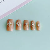 DIY Nail Art Zircon Gemstone Copper Ornament