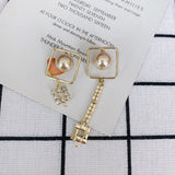 Pearl Tassel Pendant Earrings DIY Jewelry Accessories Materials
