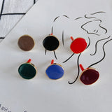 Alloy Oil Drop Earrings Jewelry Accessories Material