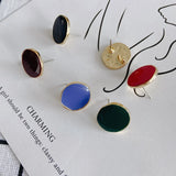 Alloy Oil Drop Earrings Jewelry Accessories Material