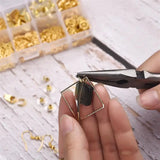 DIY Jewelry Accessories Set Jump Rings Clasp Earrings Hook Findings Kit