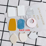Cartoon Leaf Acrylic Acetic Acid Pendant Earring Necklace Charms 20pcs