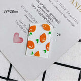 Cartoon Leaf Acrylic Acetic Acid Pendant Earring Necklace Charms 20pcs