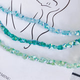 Faceted Crystal Butterfly Shaped Beaded Accessories