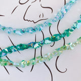 Faceted Crystal Butterfly Shaped Beaded Accessories