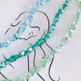 Faceted Crystal Butterfly Shaped Beaded Accessories