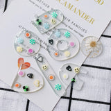 20pcs Acrylic Geometric Earring Charms DIY Jewelry Accessory