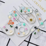 DIY Jewelry Accessories Acrylic Irregular Earrings Charms 20pcs