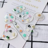 DIY Jewelry Accessories Acrylic Irregular Earrings Charms 20pcs