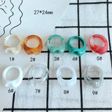 Transparent Smudge Ring Jewelry Accessories Material