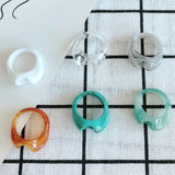 Transparent Smudge Ring Jewelry Accessories Material