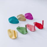 Macaron Healing Iron Spray Paint Earrings